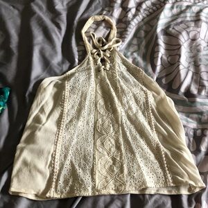 Cream coco + Jaimeson halter top